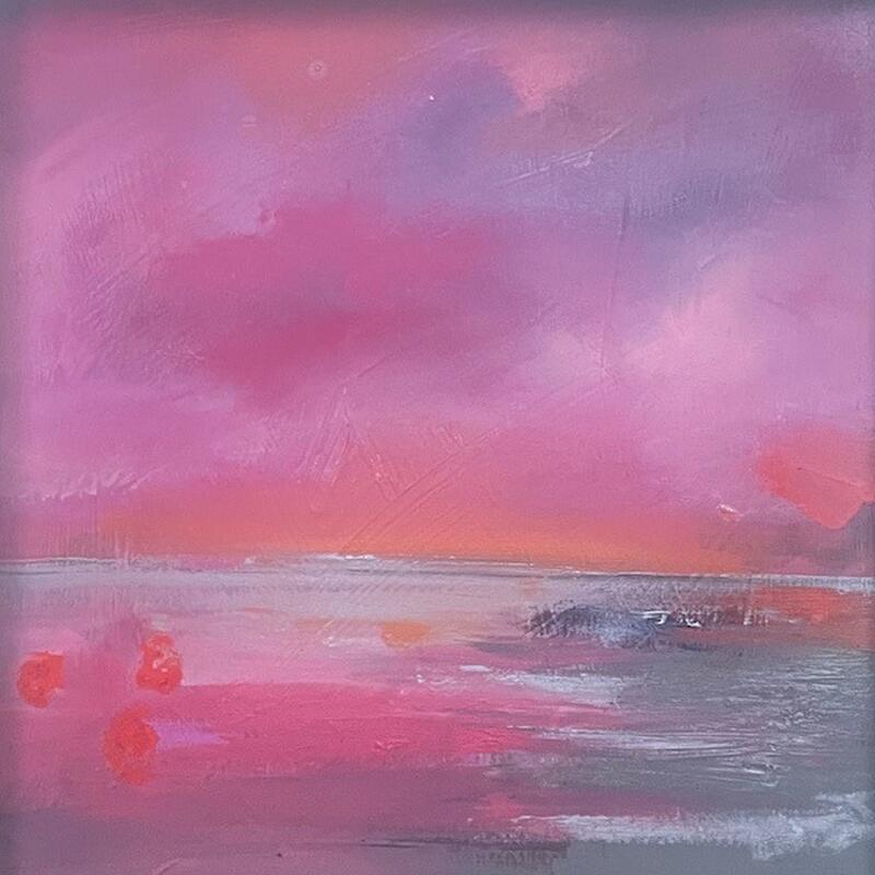 Pink seascape